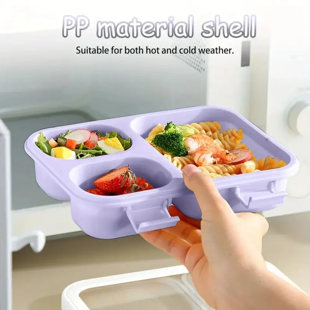 Lunch Box with Lids 3 Compartm - Meal Prep Jars With Lids recension och pris