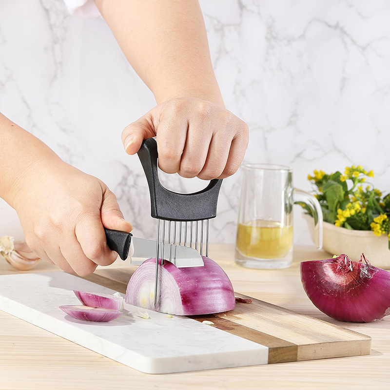 Stainless Steel Onion Slicer H - Onion Holder Slicer recension och pris
