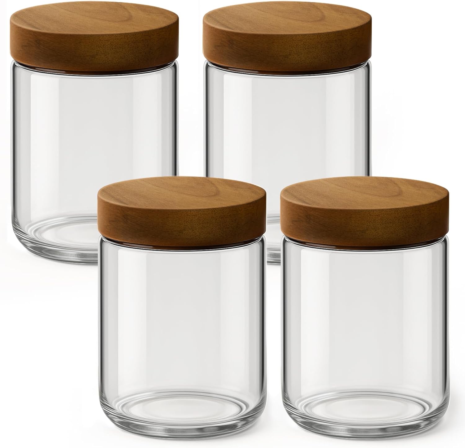 16oz 4 Pack Overnight Oats Con - Meal Prep Jars With Lids recension och pris
