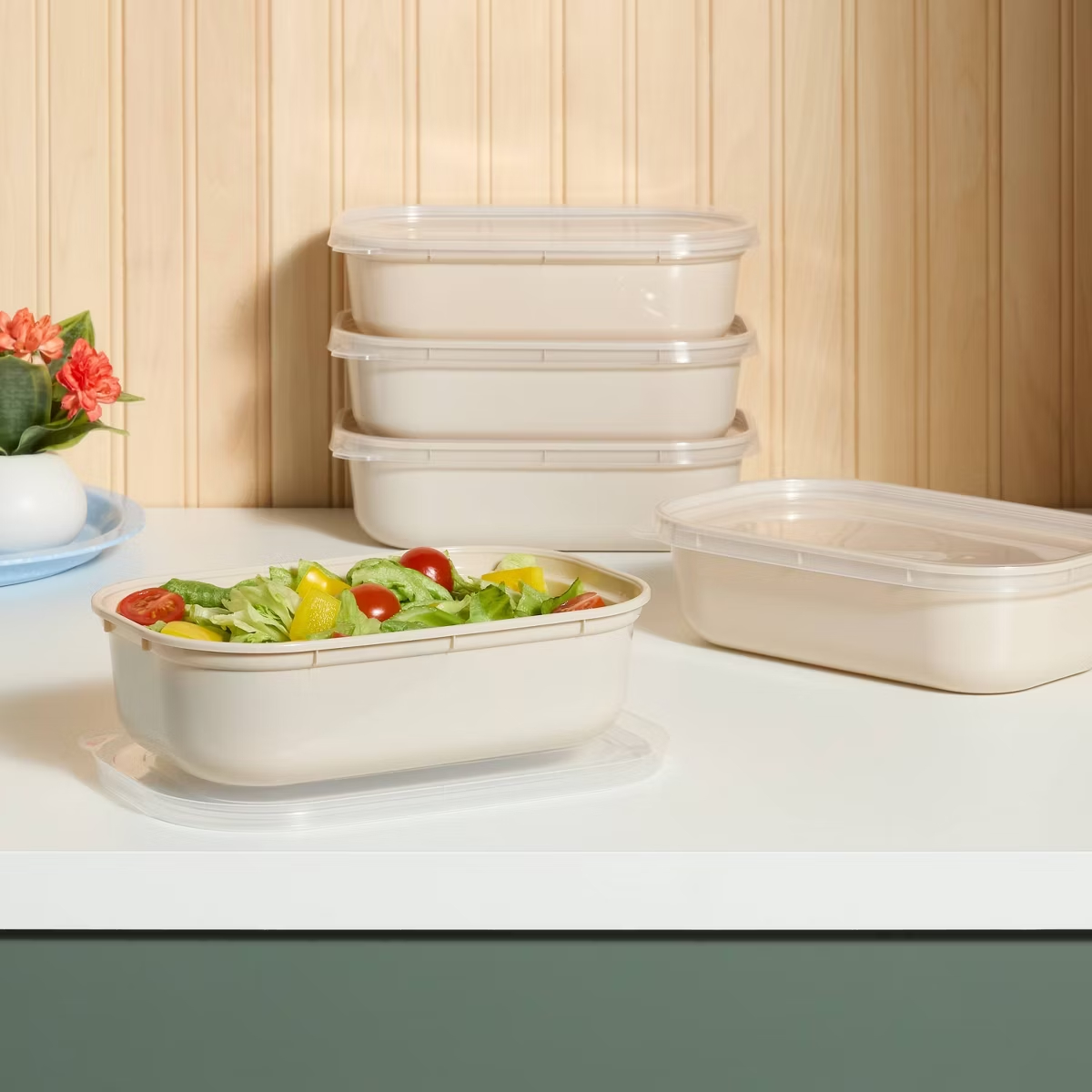 10pc Set of 5 Single Compartme - Meal Prep Diet recension och pris