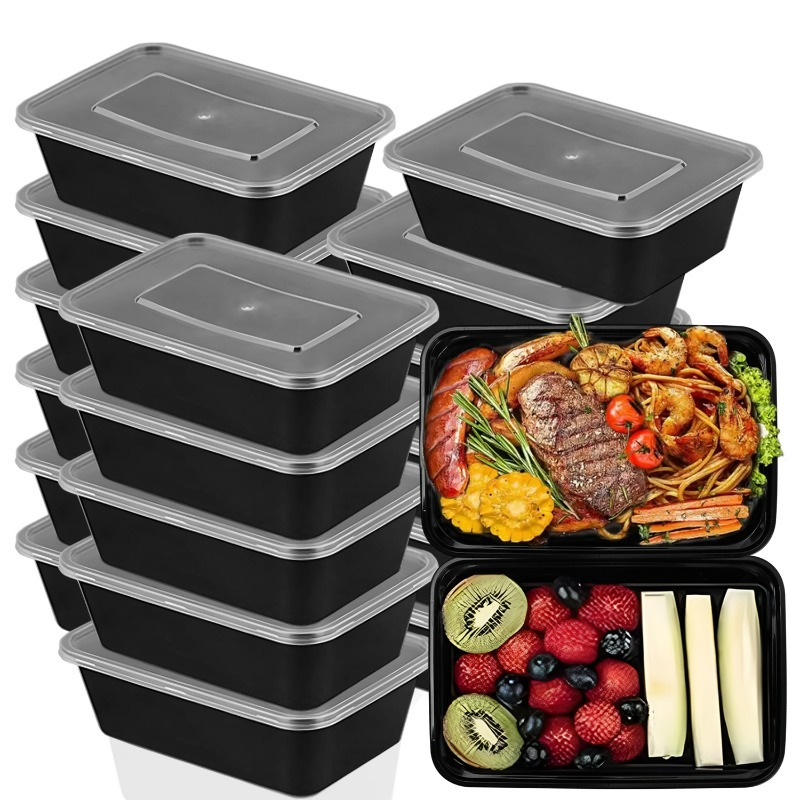 10/20x Food Storage Containers - Meal Prep Jars With Lids recension och pris