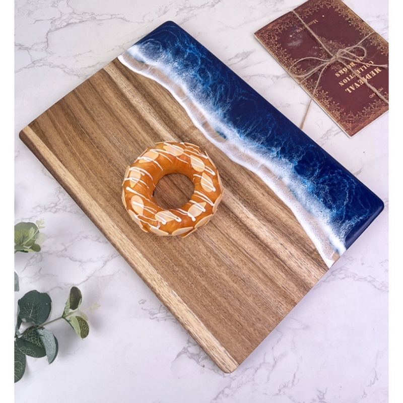 Acacia Wood Cutting Board with - Meal Prep For Cutting recension och pris