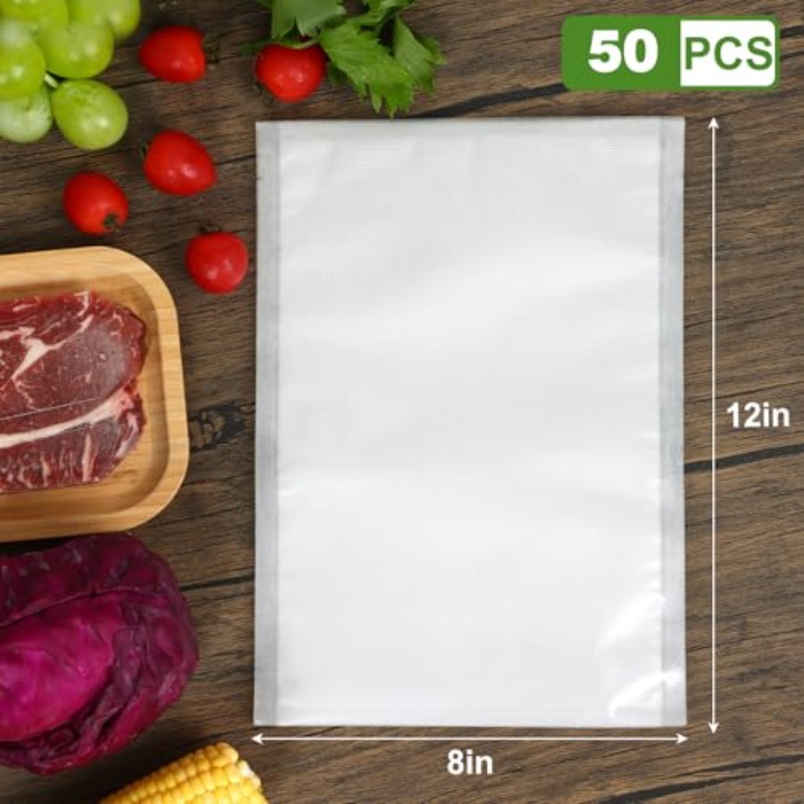 Moretoes pcs Vacuum Sealer Bag - Meal Prep For Cutting recension och pris