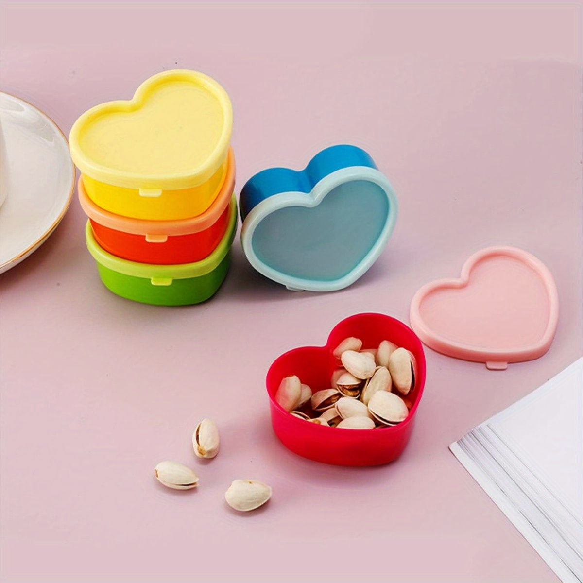 5PCS Mini Lunch Box Condiment  - Salad Container Jar recension och pris