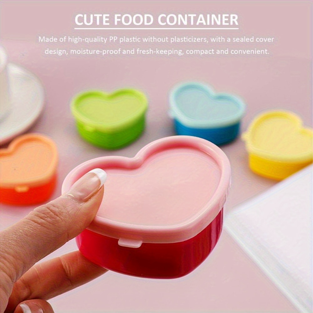 5PCS Mini Lunch Box Condiment  - Salad Container Jar recension och pris