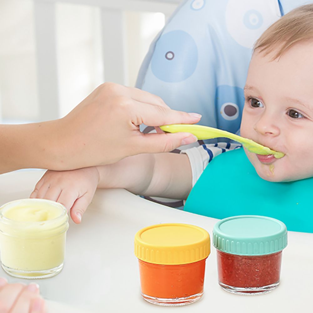 6pcs Glass Baby Food Jar Reusa - Salad Container Jar recension och pris