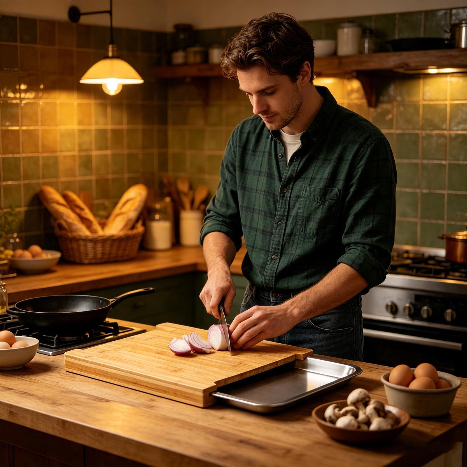 Wood Cutting Boards For Kitche - Meal Prep For Cutting recension och pris