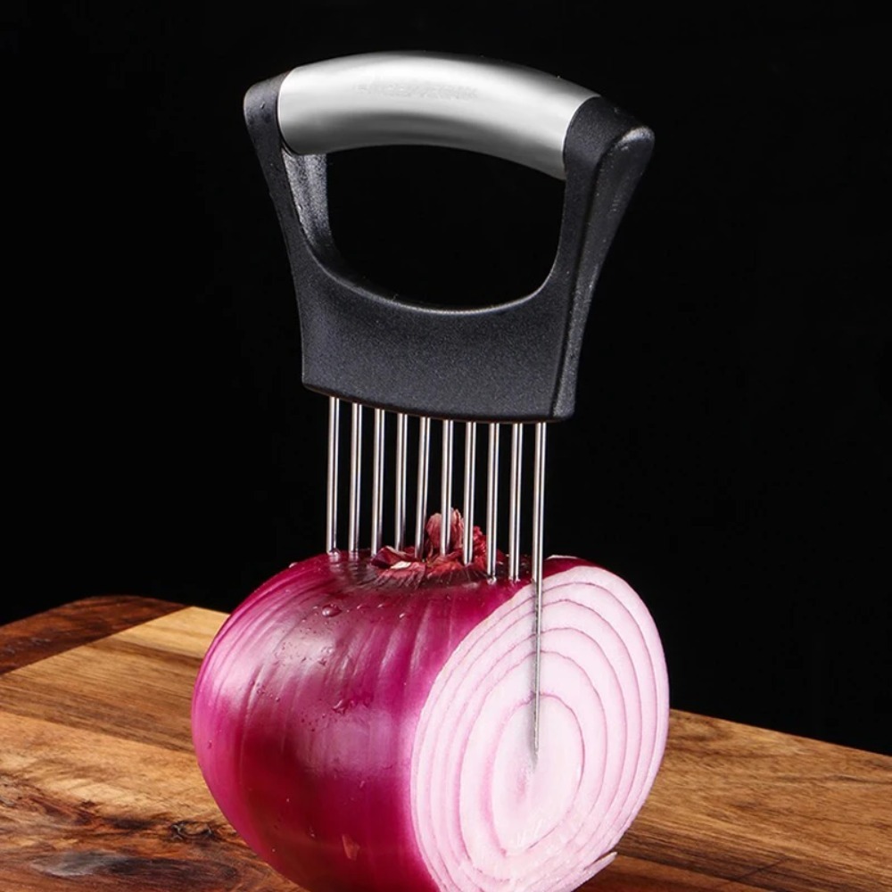 Stainless Steel Onion Cutter H - Onion Holder Slicer recension och pris