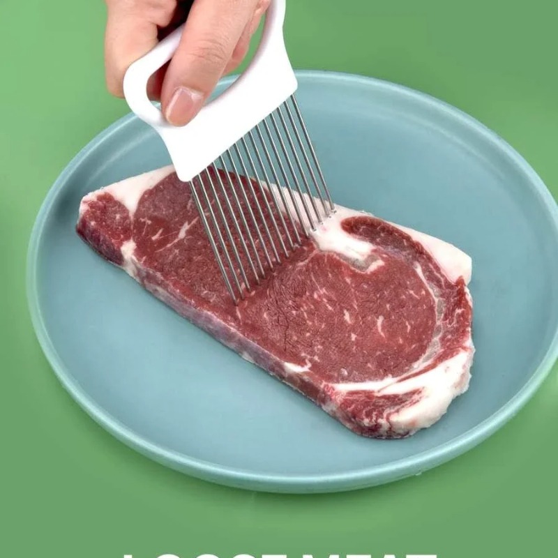 1pcs Onion Slicer Effortlessly - Onion Holder Slicer recension och pris