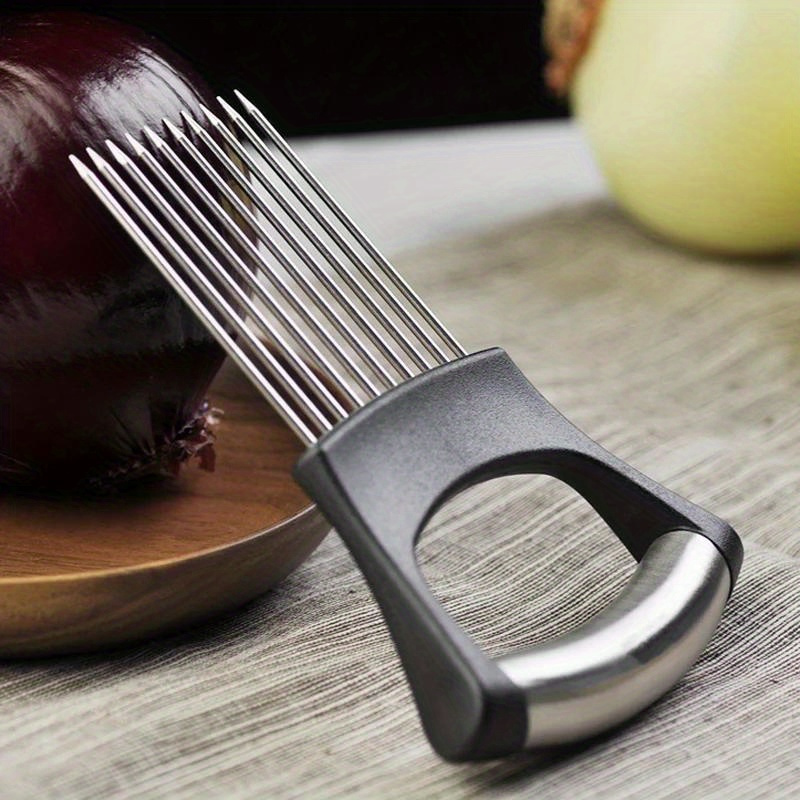 Stainless Steel Onion Cutter H - Onion Holder Slicer recension och pris