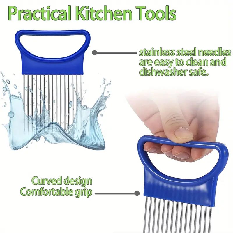 4-in-1 Kitchen Pin Magic Onion - Onion Holder Slicer recension och pris