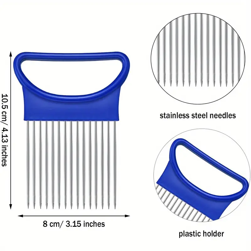 4-in-1 Kitchen Pin Magic Onion - Onion Holder Slicer recension och pris