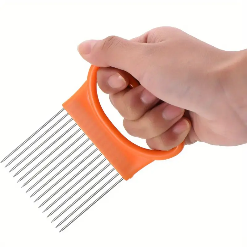 4-in-1 Kitchen Pin Magic Onion - Onion Holder Slicer recension och pris
