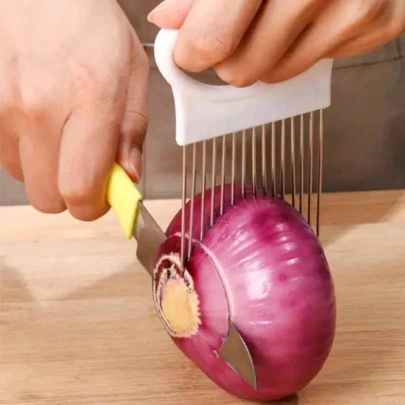 Kitchen Gadgets Stainless Stee - Onion Holder Slicer recension och pris