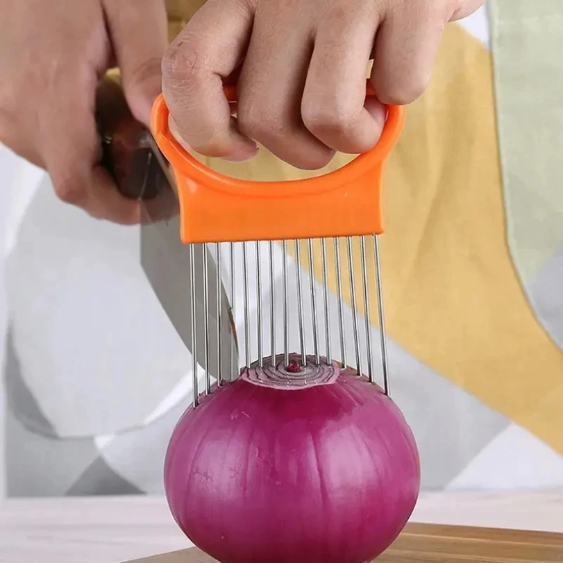 Kitchen Gadgets Stainless Stee - Onion Holder Slicer recension och pris