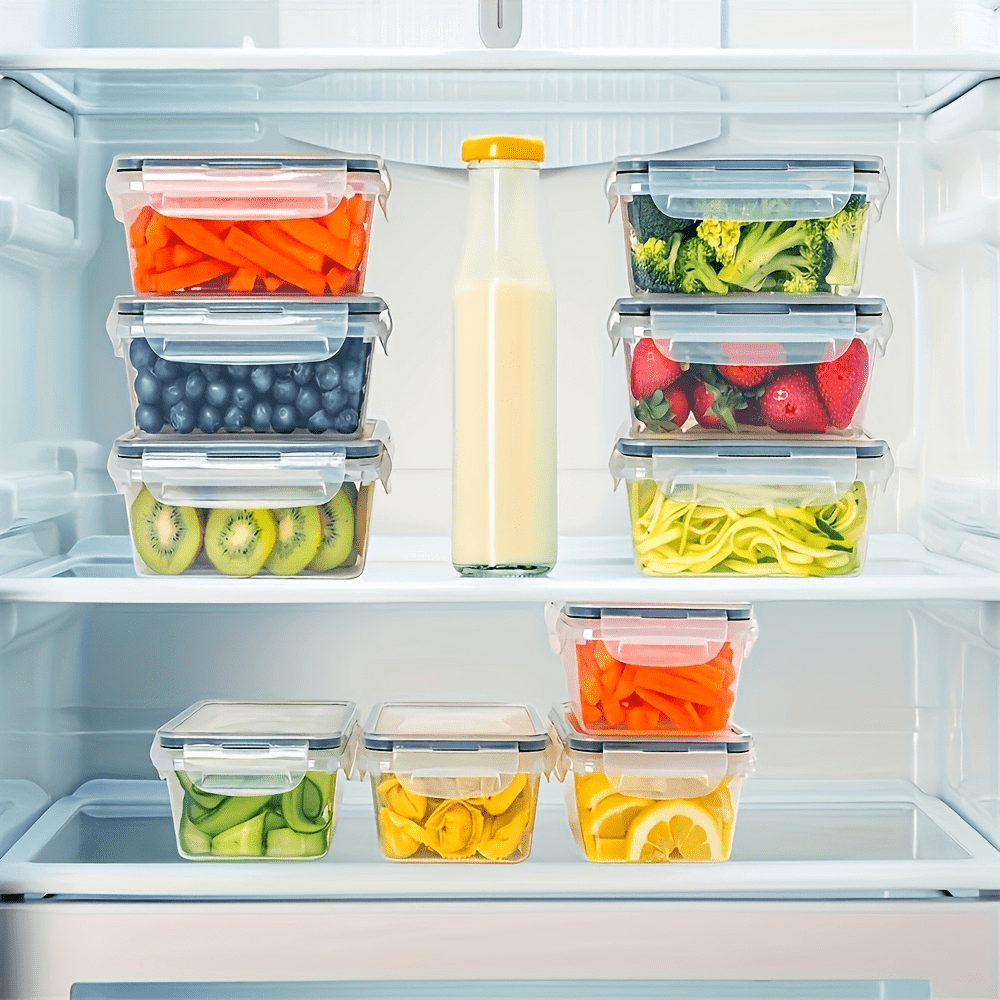 50 Pcs Food Storage Containers - Meal Prep Jars With Lids recension och pris
