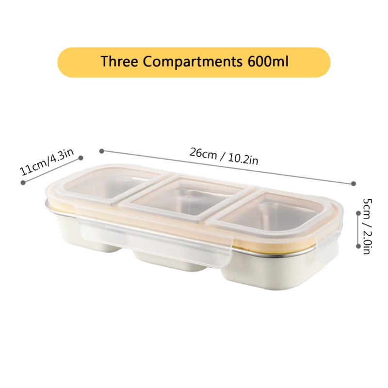 Stainless Steel Lunch Box For  - Meal Prep Diet recension och pris