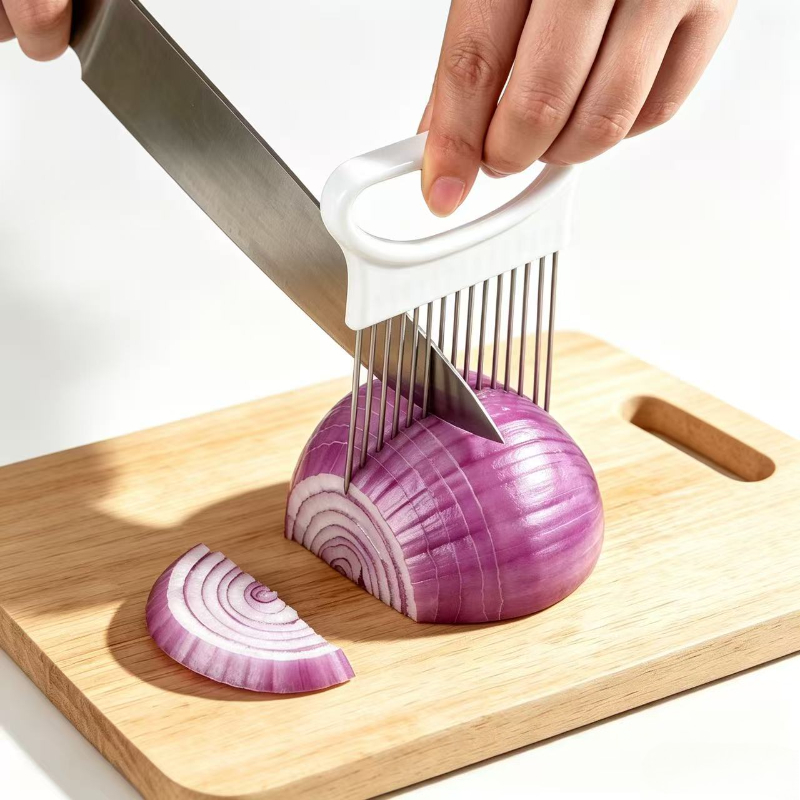 Effortlessly Slice Onions with - Onion Holder Slicer recension och pris