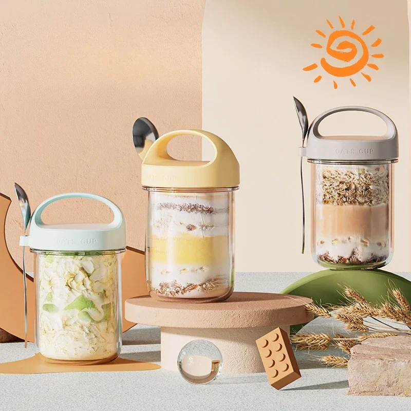 420ML New Breakfast Cups Oatme - Meal Prep Oatmeal Jars recension och pris