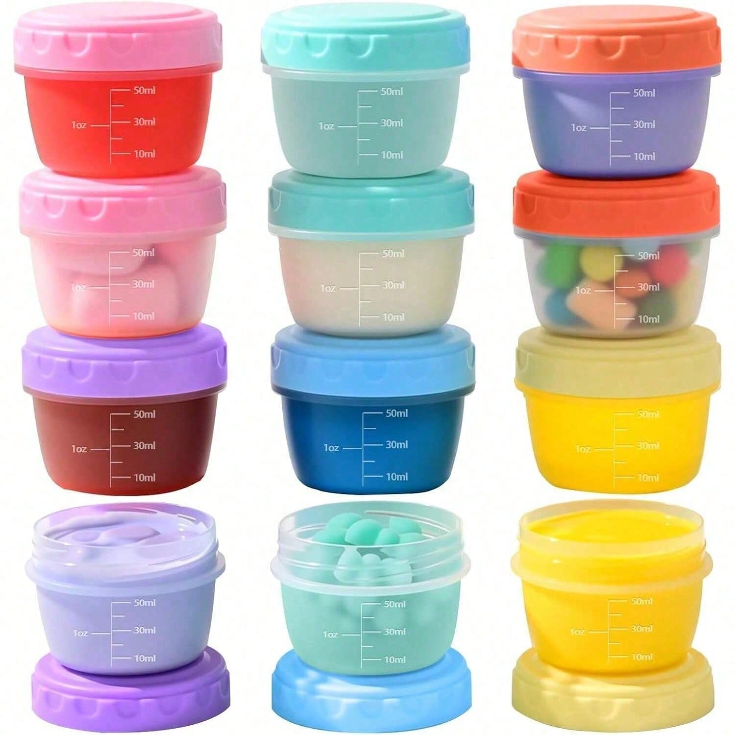 1-6 Pack 2.7 OZ Salad Dressing - Salad Container Jar recension och pris