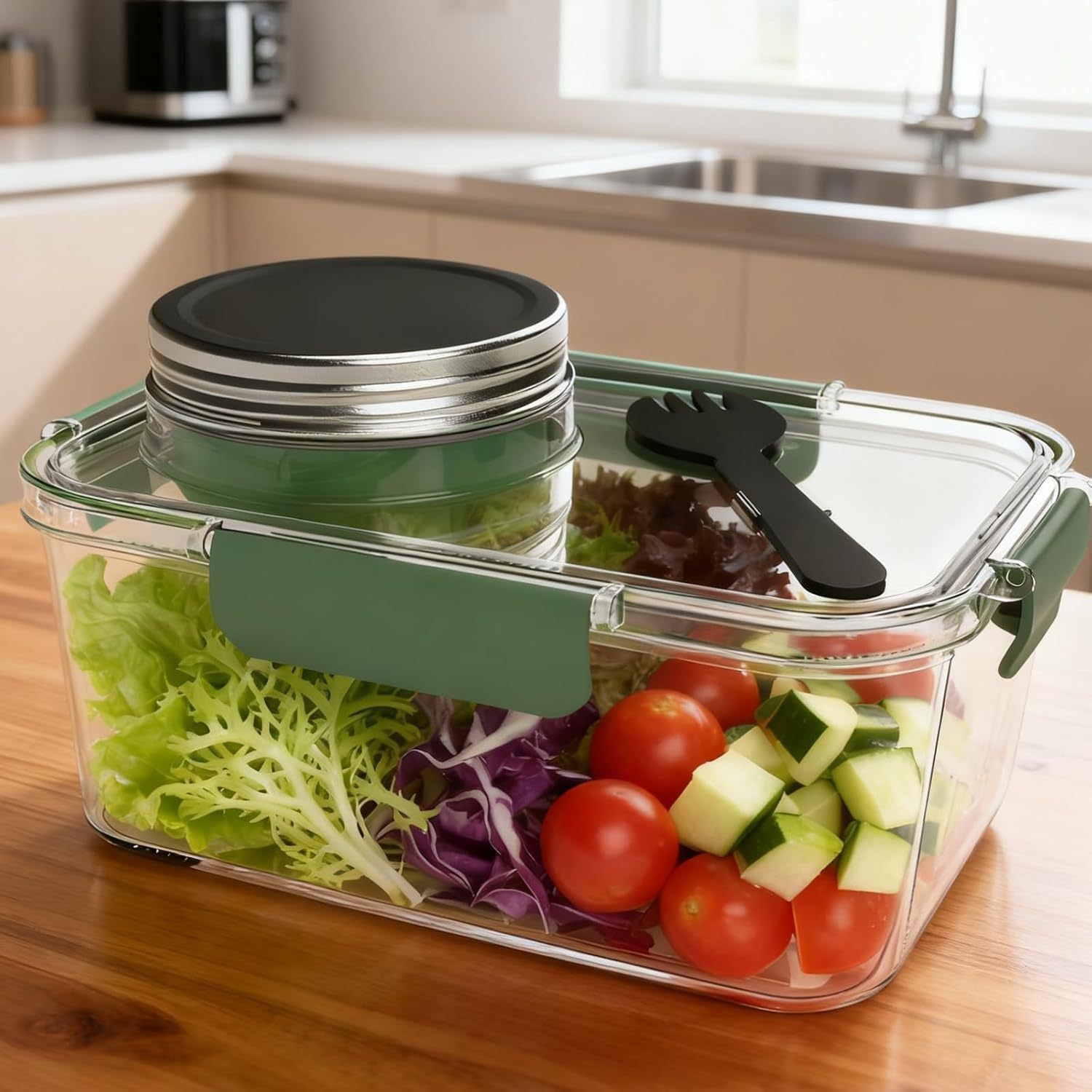 Solar Pod Jar Food Storage Con - Meal Prep Jars With Lids recension och pris