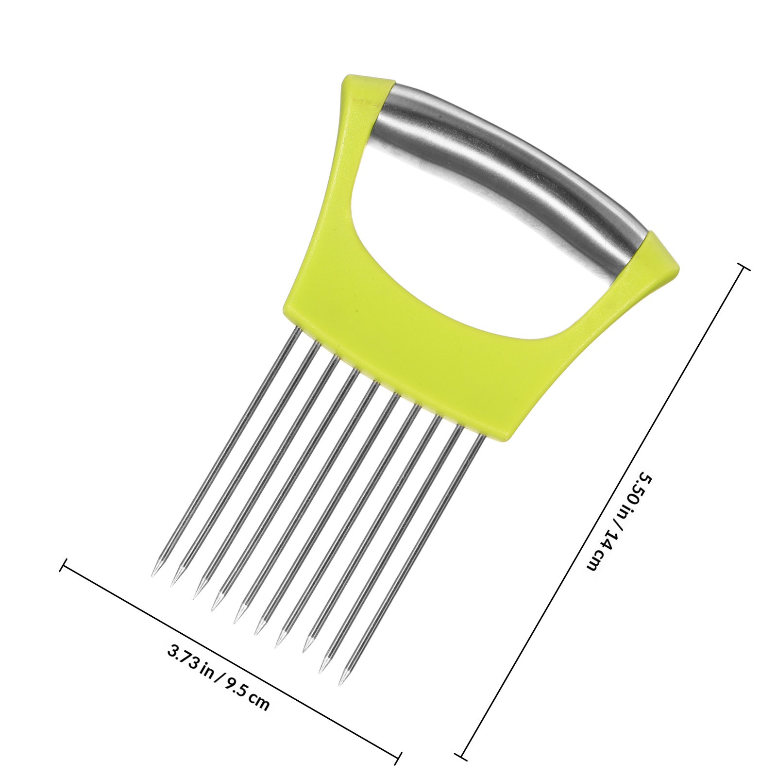 2Pcs Stainless Steel Onion Sli - Onion Holder Slicer recension och pris