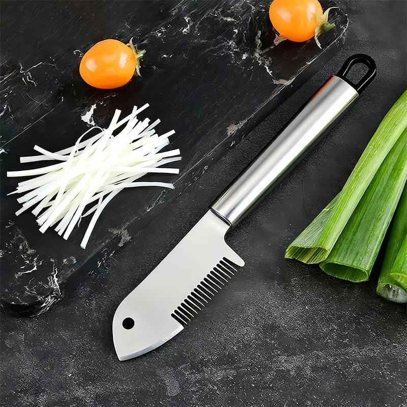 2 PCS Stainless Steel Scallion - Meal Prep For Cutting recension och pris
