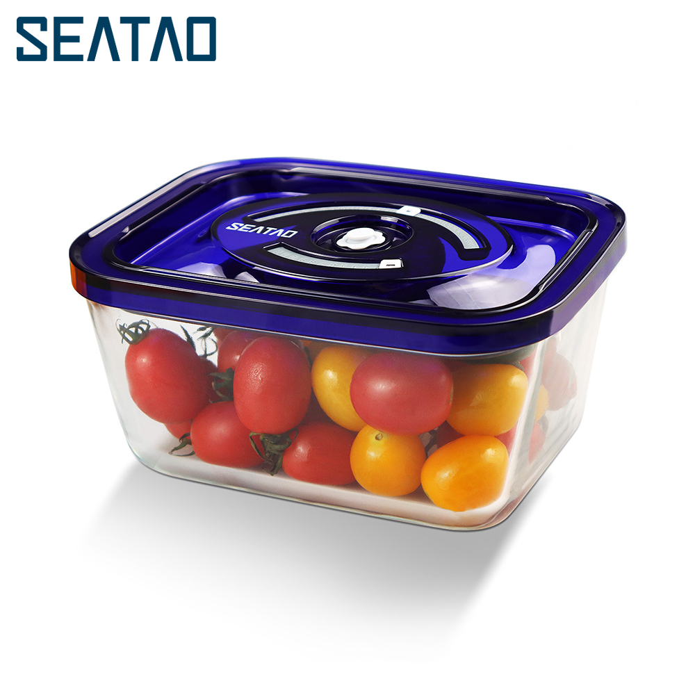 SEATAO Glass Food Storage Cont - Meal Prep Jars With Lids recension och pris
