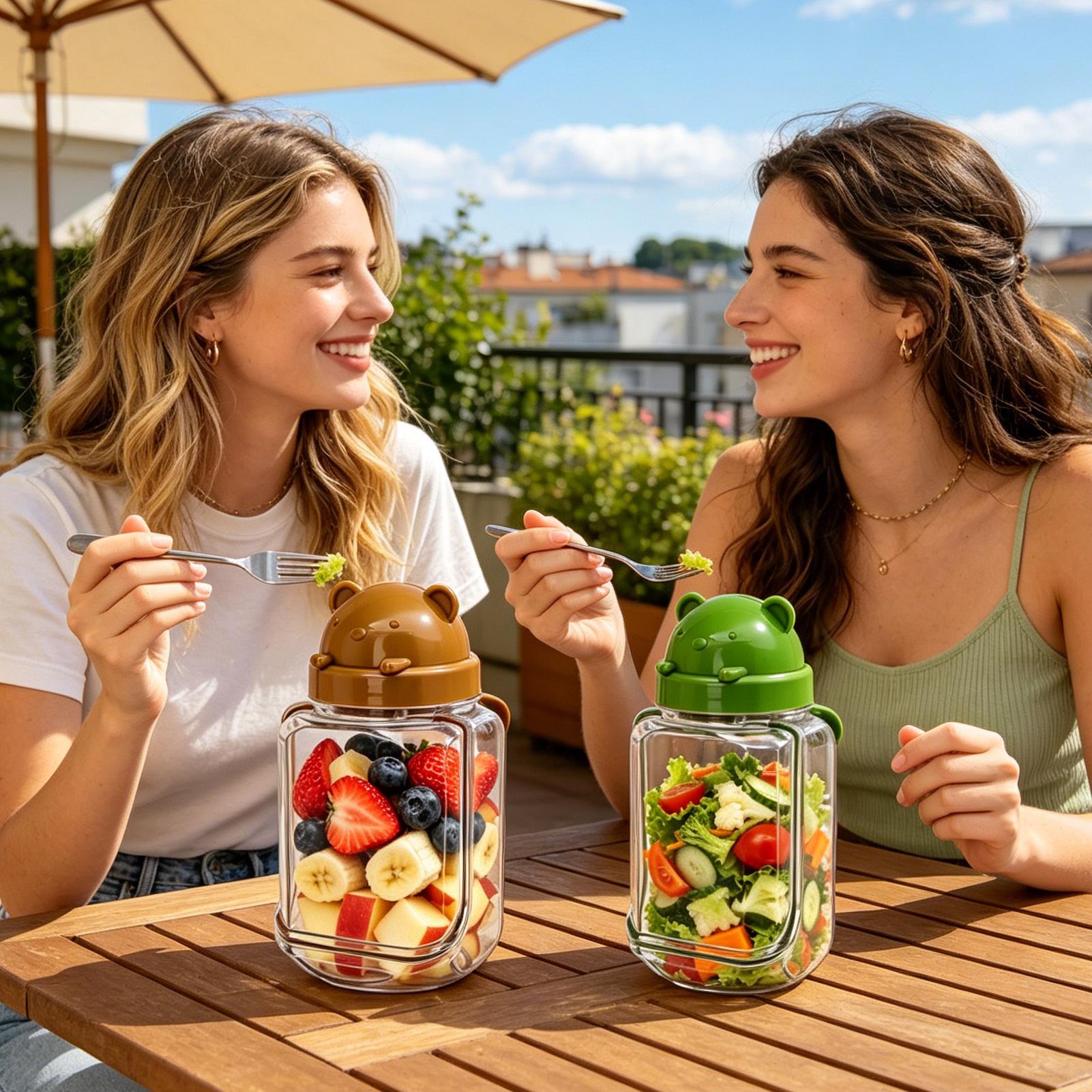 Meal Prep Jars Portable Leak-P - Meal Prep Gym Food recension och pris