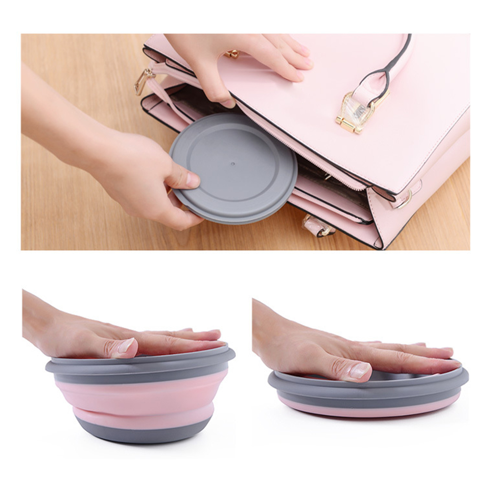Portable Folding Lunch Box Bow - Salad Container Jar recension och pris